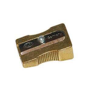 Brass Wedge Single Hole Sharpener 300-1